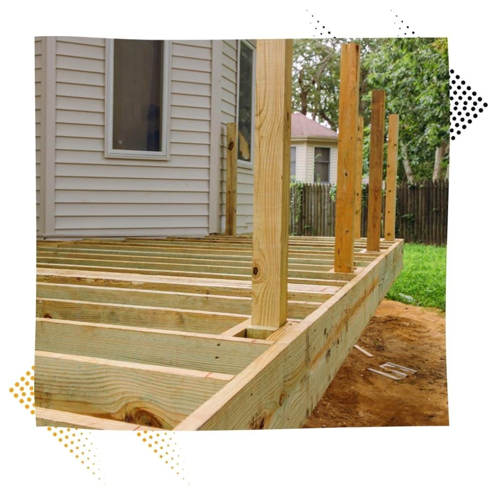 Image presents Top Notch Timber Decking Installation
